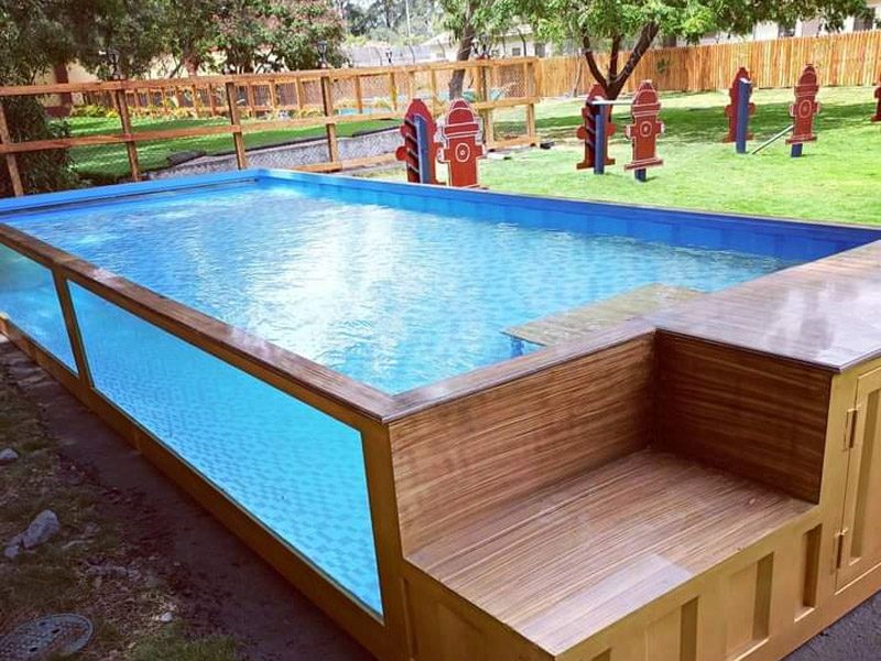 4.portable container swimming pool