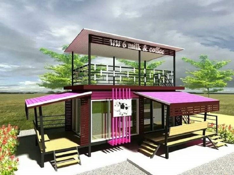 6.Container Cafe